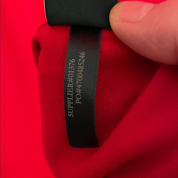 Women’s Ralph Lauren Black Label Vibrant Red Long Sleeve Dress Size 16 - Picture 9 of 9